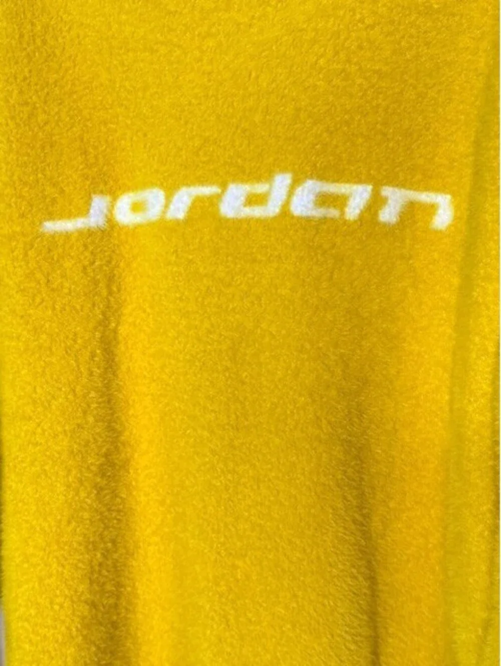 Jordan Men's XL Crewneck Sweatshirt Yellow White Logo FV8027-726 NWT MSRP$ 125